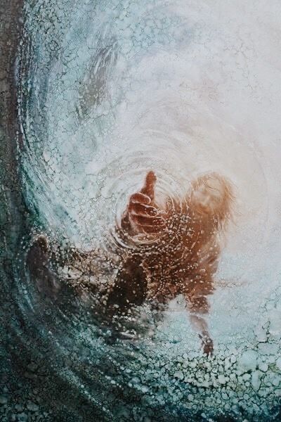 The Hand of God canvas print — an unexpected gift that inspired a chapter in Beyond the Shores